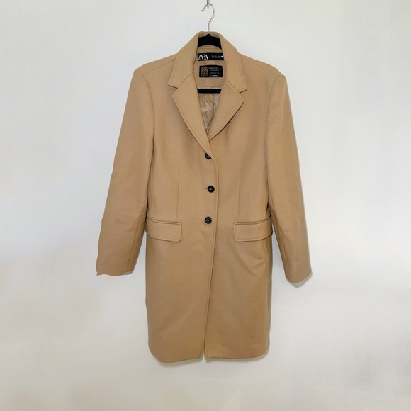 Zara wool coat - Camel (L) - Picture 2 of 5